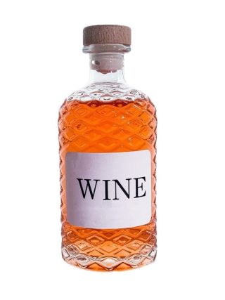 750 mL Clear Glass Round Liquor Bottle for Whisky BC190