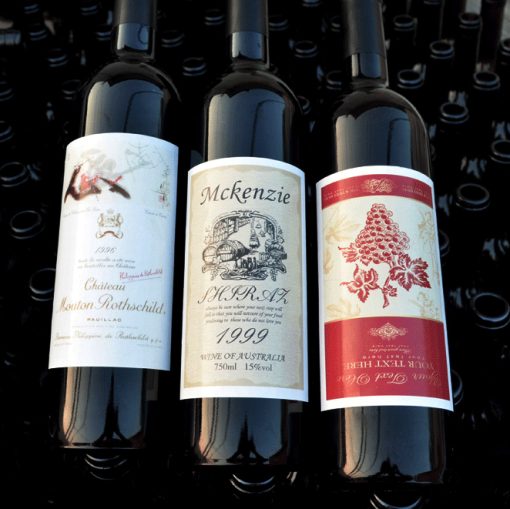 Étiquette de vin : conception personnalisée estampée à chaud pour les autocollants de bouteille de vin - Image 2